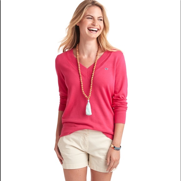 vineyard vines v neck sweater